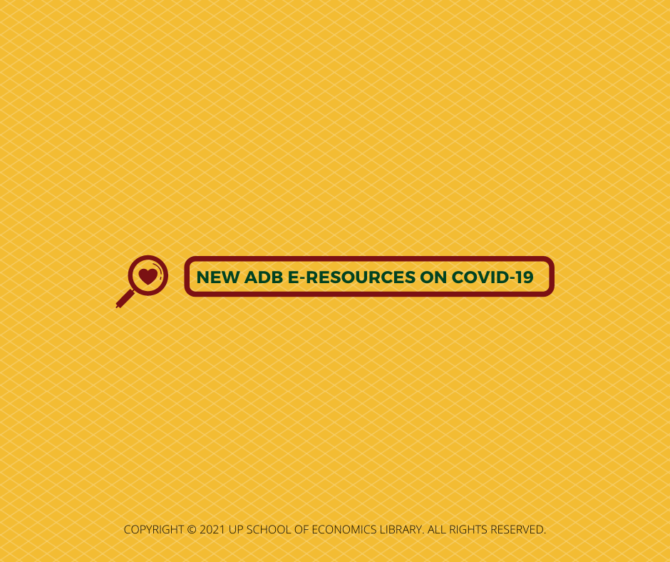 Read more about the article New ADB E-Resources on COVID-19