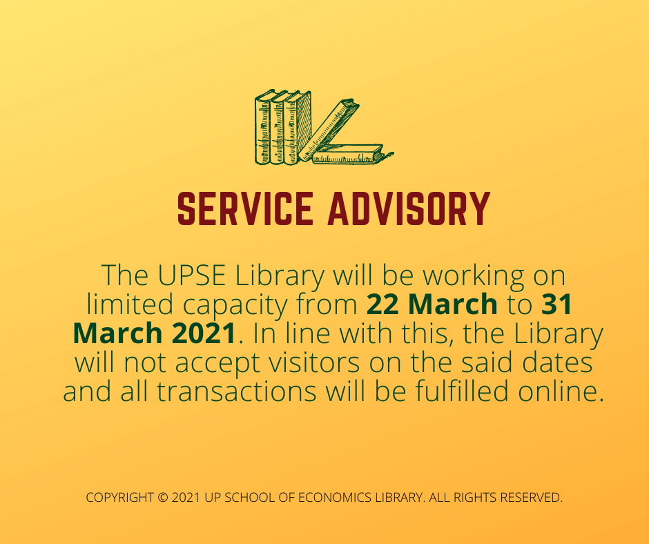 You are currently viewing Service Advisory (22 Mar-31 Mar 2021)