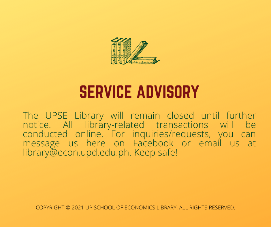 You are currently viewing Service Advisory (05 April – 30 April 2021)