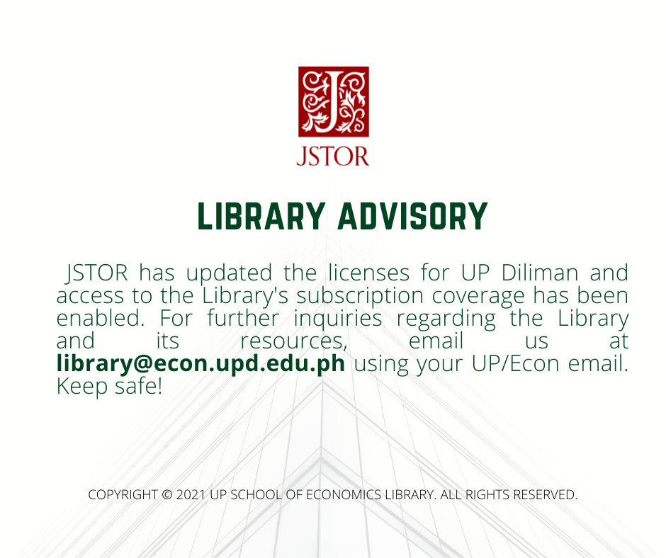 You are currently viewing Access to JSTOR