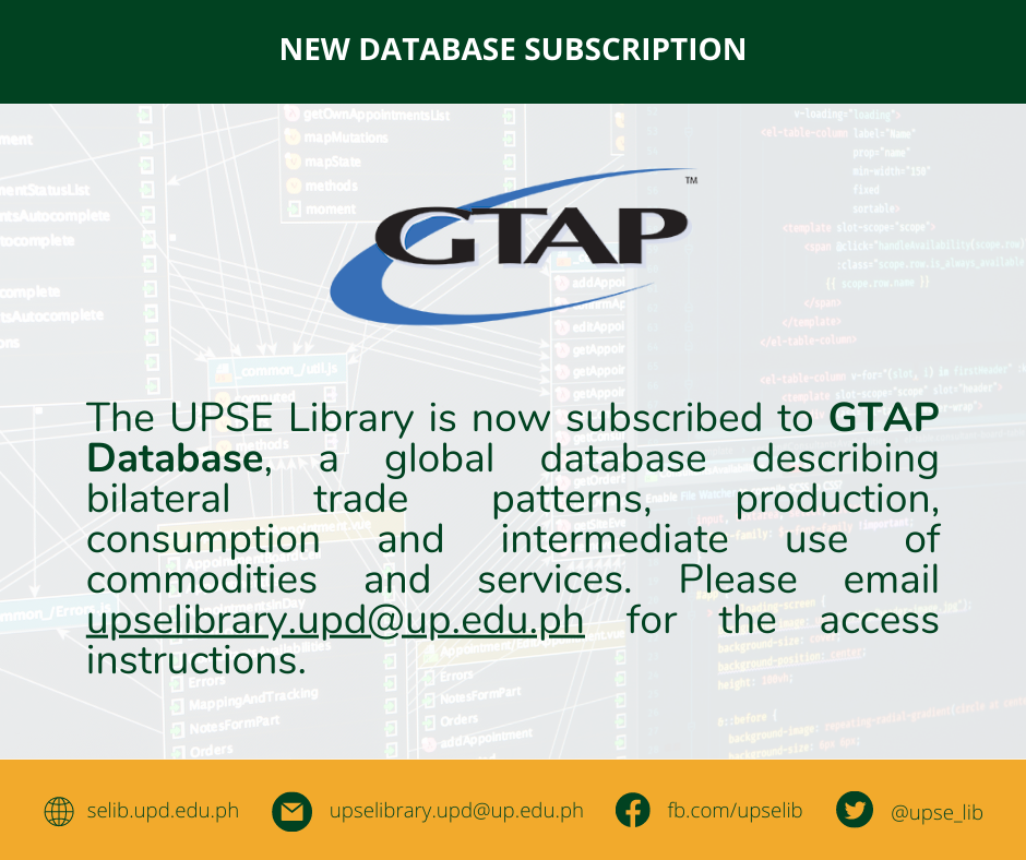 Read more about the article New Database Subscription (08 November 2022)