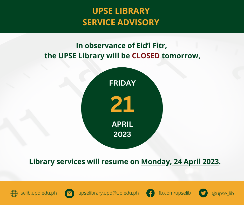 Read more about the article Service Advisory: 21 April 2023
