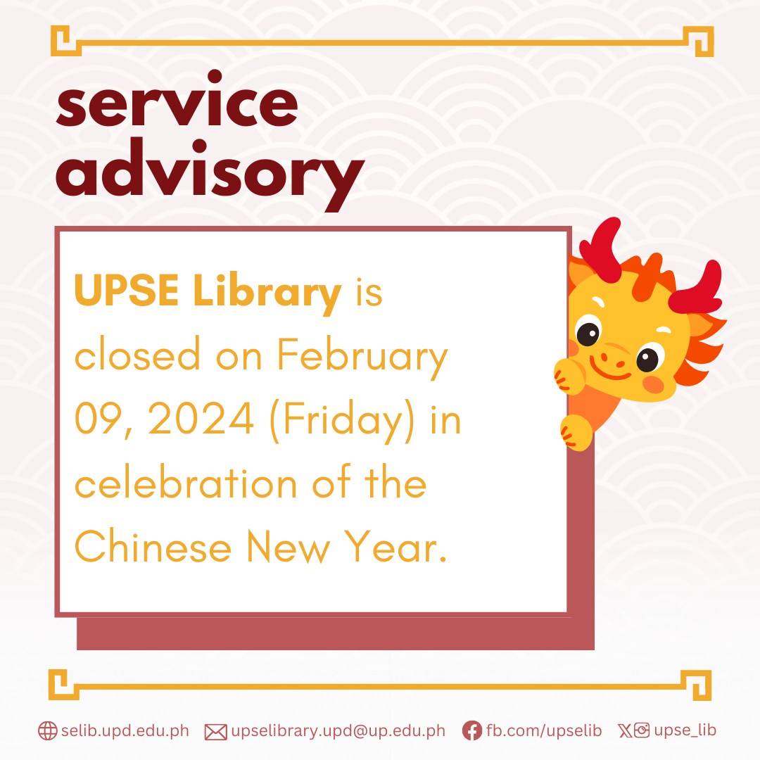 Library Advisory Proclamation No. 453, s. 2024