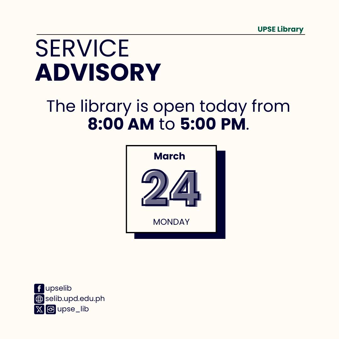 Service Advisory