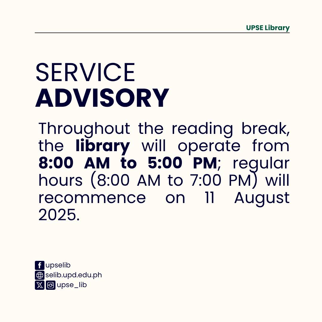 Service Advisory: Reading break